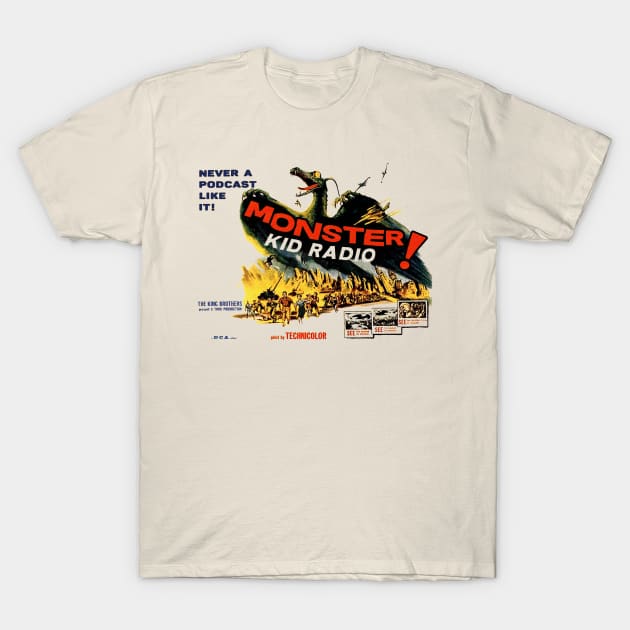 Never a Podcast that Likes Rodan Like It T-Shirt by MonsterKidRadio